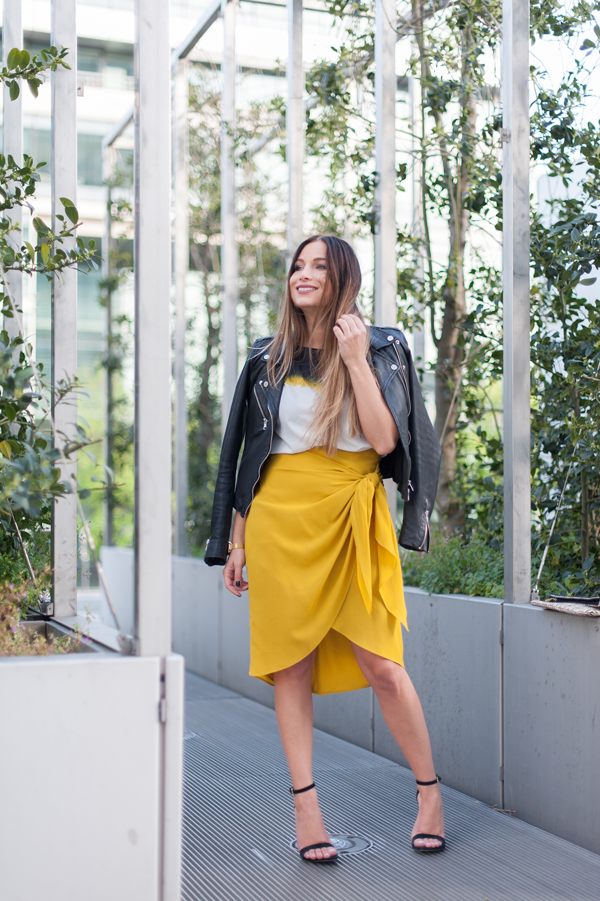 comment porter la jupe portefeuille blog mode