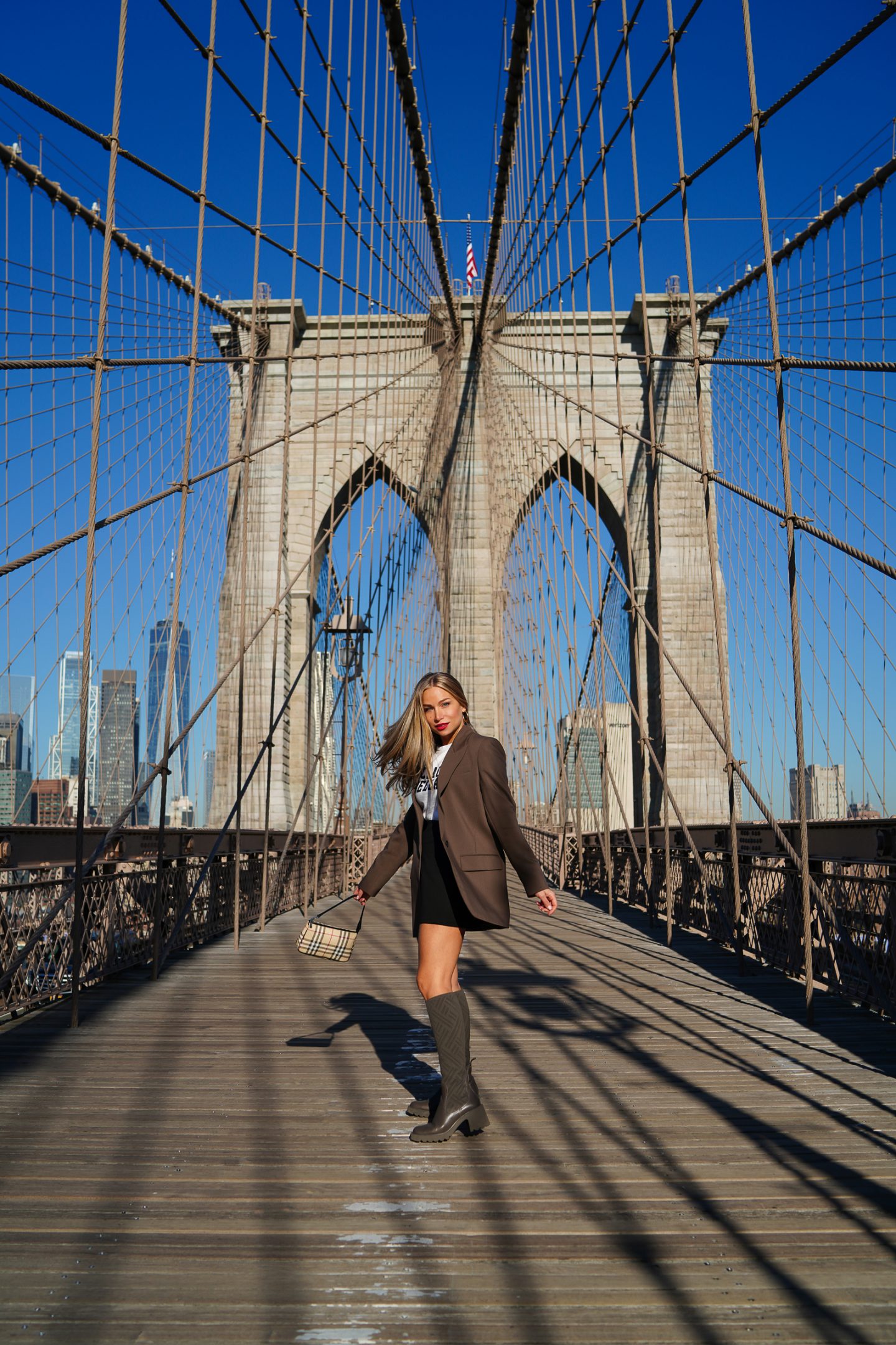 New York New Yooooork ! Shooting improvisé sur le Brooklyn bridge